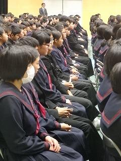 キレイに一直線になっています