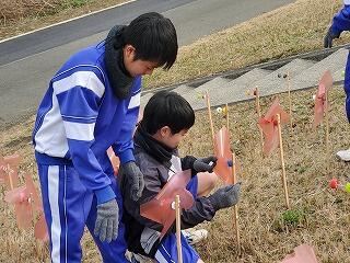 みんなで協力して作りました。