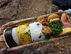 山頂でのお弁当