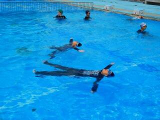 何も使わずに浮く練習