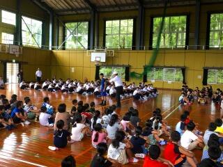 小学6年生が協力しての実践対応