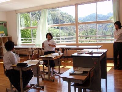 国語の授業