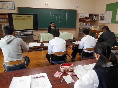 校長先生のお話