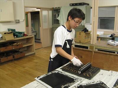 試し刷りに入りました！