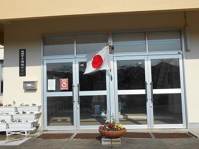 浦城中の玄関です。