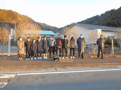 みんなであいさつ