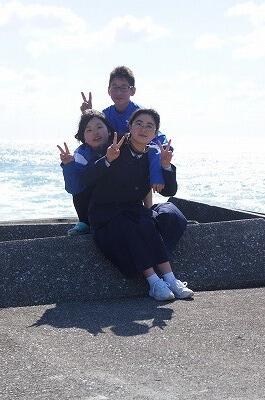 海もきれいでした。