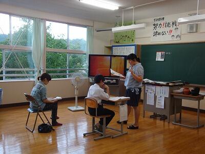 １年生の社会の授業