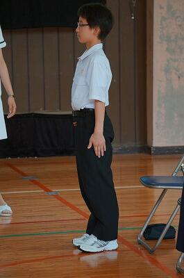 １年生も頑張っています。