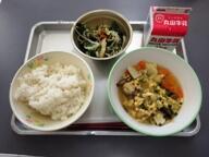 麦ごはん 親子丼 千草和え 麦ごはん 親子丼 千草和え