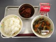 ごはん　　香味あげ　　もずくスープ