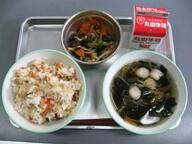 七草寿司 すまし汁 おかか和え 七草寿司 すまし汁 おかか和え