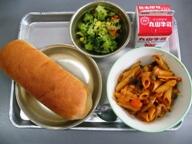 減量コッペパン ペンネナポリタン ブロッコリーサラダ 減量コッペパン ペンネナポリタン ブロッコリーサラダ