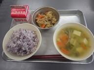 ゆかりごはん　　千切り大根の炒め物