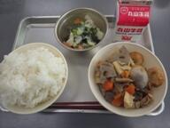 ごはん　　筑前煮　　酢みそ和え