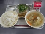 麦ごはん　　沢煮椀　　ゆできゅうり