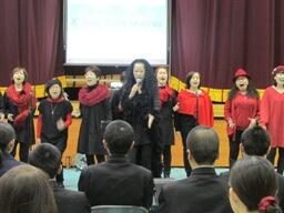 ウーピンさんと宮崎ゴスペルクワイヤの皆さん