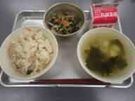 七草寿司 すまし汁 おかか和え 七草寿司 すまし汁 おかか和え