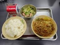 ごはん　　麻婆春雨　　中華和え