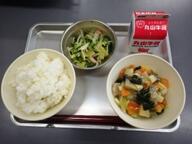 ごはん 八宝菜 和え物 ごはん 八宝菜 和え物