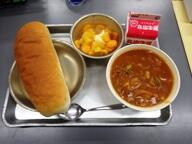 コッペパン ビーフシチュー 杏仁フルーツ コッペパン ビーフシチュー 杏仁フルーツ