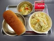 減量コッペパン ちゃんぽん 大根サラダ 減量コッペパン ちゃんぽん 大根サラダ