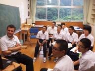 今日の3年生の英語の授業