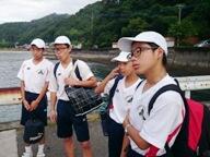 今日の流れを聞く生徒