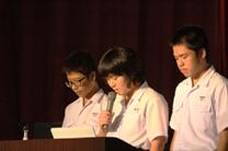 総合的な学習の時間中間発表　３年　