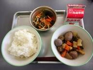 ごはん イカ大根 おかか和え ごはん イカ大根 おかか和え