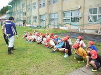 さつまいもの苗植えの説明