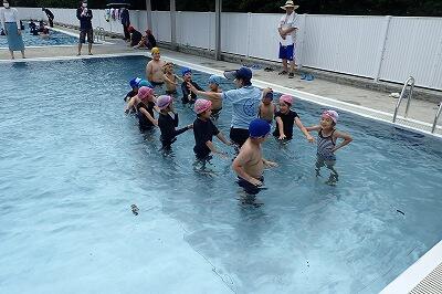 １年生プール開き①