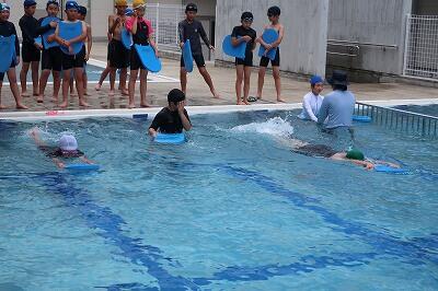 ５年生プール開き①