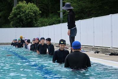６年生プール開き①