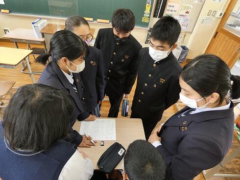 ３年生　役員決め