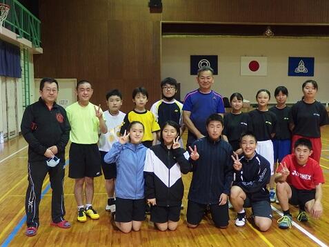 バドミントン部集合写真
