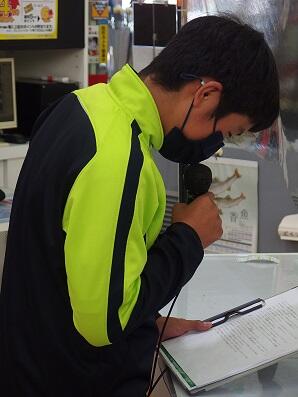 放送している様子