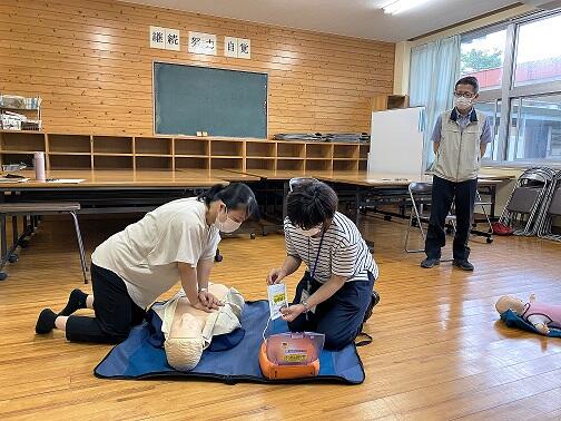 AED活用の様子