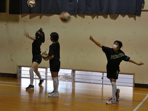 バレー部の様子