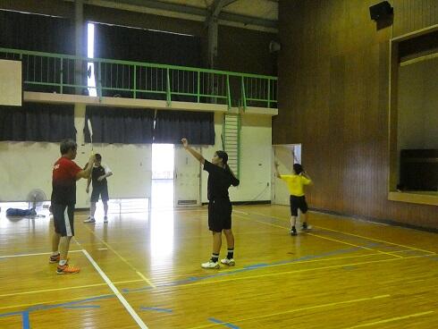 バドミントン部の様子