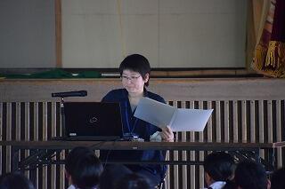 養護教諭の先生です