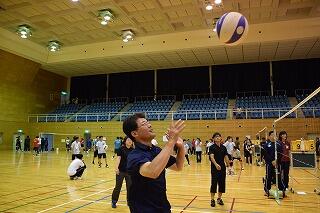 ミニバレー　校長