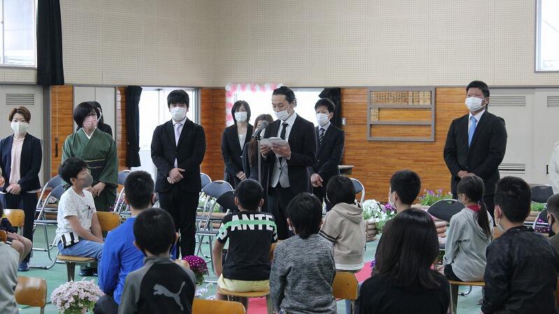 保護者のあいさつ