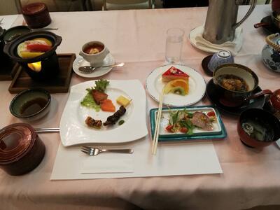 1日目の夕食です