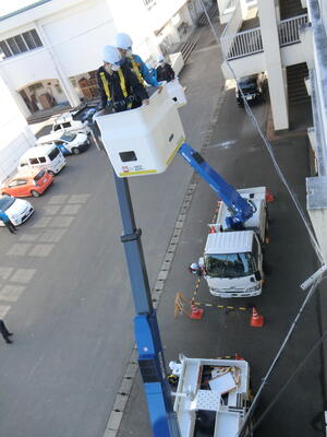 高所作業車体験