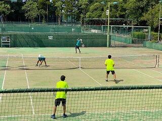 ダブルス　児玉・福間