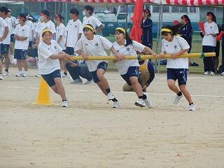 １年団技　台風の目