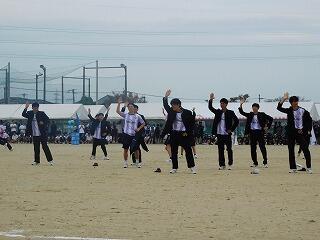 紫団応援ダンス