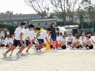 １年全員リレー