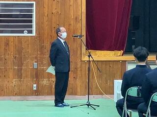 入会式　開会宣言